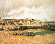 Camille Pissarro Fishing port painting